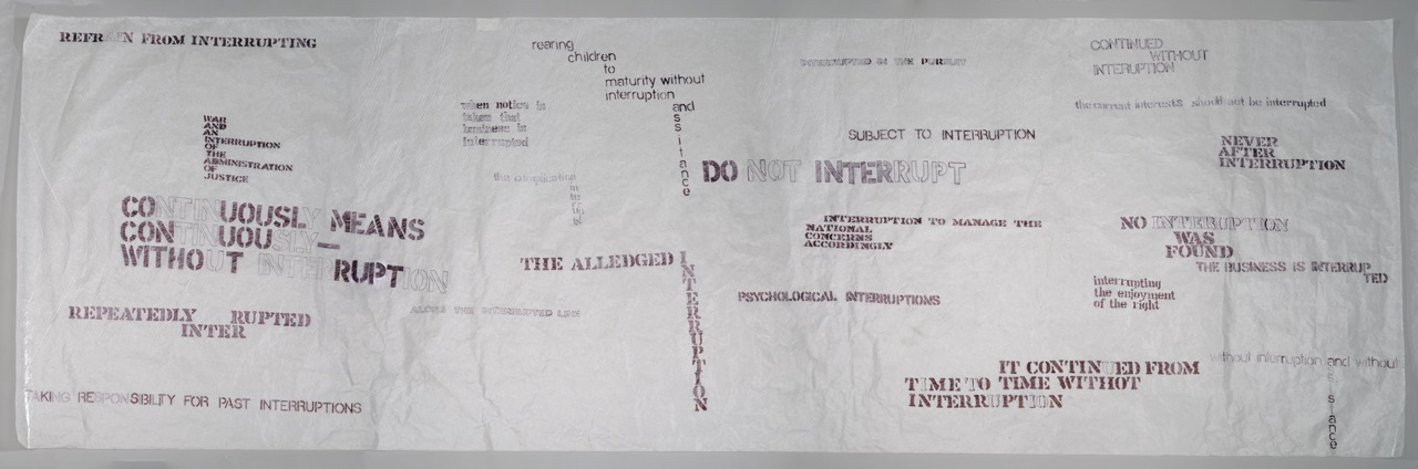 Do You Have An Opinion on the Series of Interruptions?